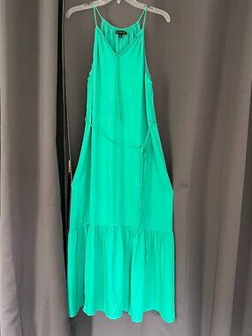 Banana Republic green Maxi dress,